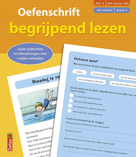 Oefenschrift begrijpend lezen - AVI: M4