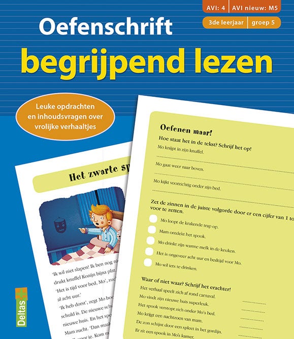 Oefenschrift begrijpend lezen - AVI: M5 - groep 5
