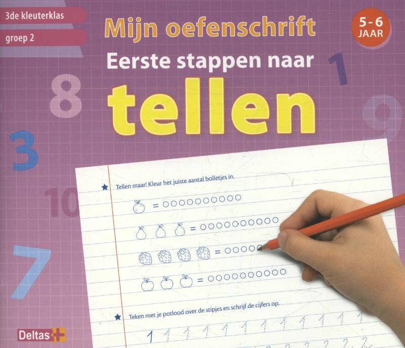 Mijn oefenschrift - eerste stappen naar tellen - groep 2