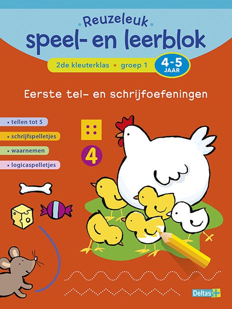 Eerste tel- en schrijfoefeningen - groep 1