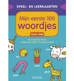 Speel- en leerkaarten - Mijn eerste 100 woordjes