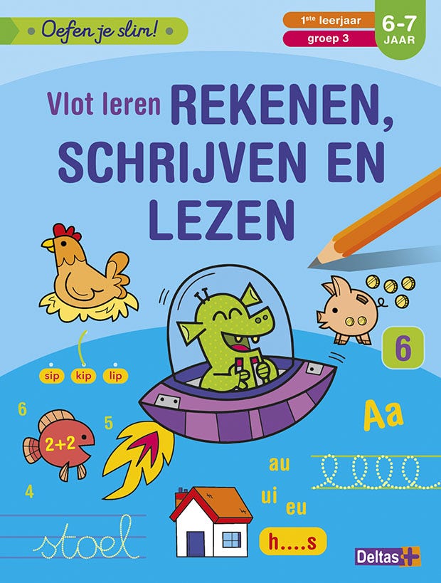 Oefen je slim! Vlot leren rekenen, schrijven en lezen