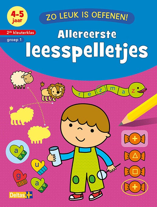 Zo leuk is oefenen! Allereerste leesspelletjes - groep 1