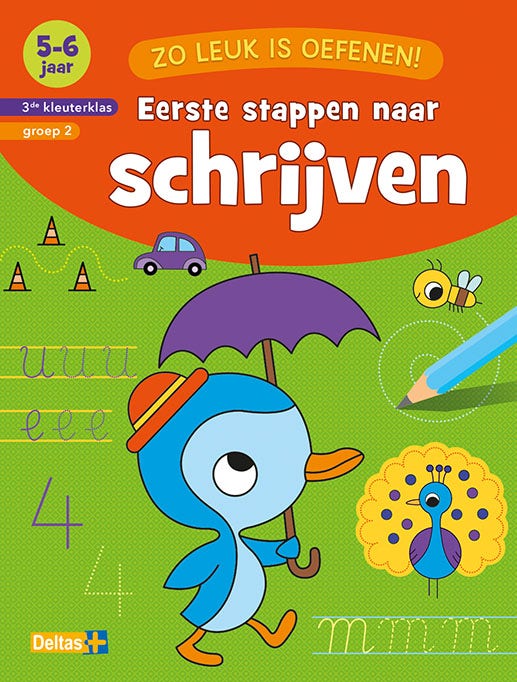 Zo leuk is oefenen! Eerste stappen naar schrijven (5-6 j.)
