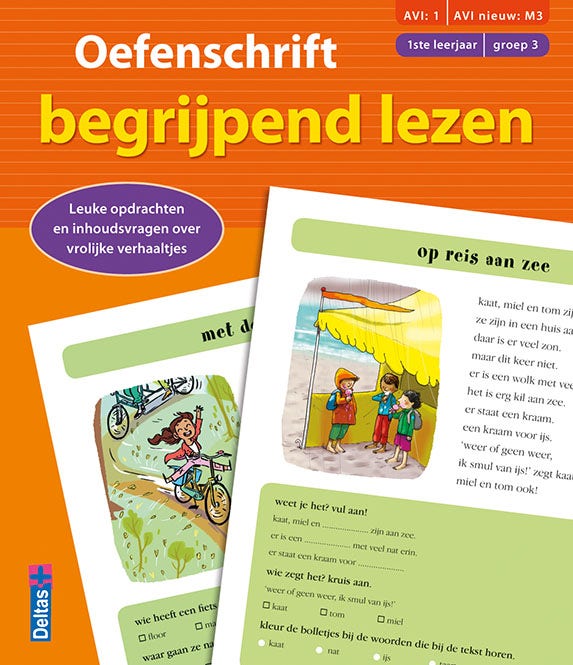 Oefenschrift begrijpend lezen - AVI: M3