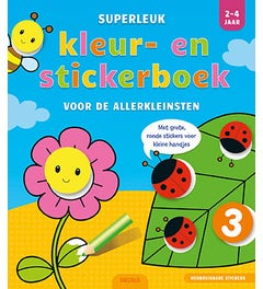 Superleuk kleur- en stickerboek voor de allerkleinsten 2-4 jaar