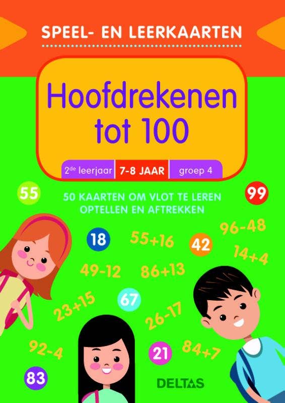 Speel- en leerkaarten - Hoofdrekenen tot 100 (7-8 j.)