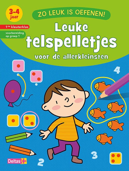 Zo leuk is oefenen! Leuke telspelletjes - voorbereiding op groep 1