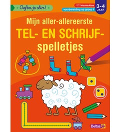 Mijn aller-allereerste tel- en schrijfspelletjes - voorbereiding op groep 1