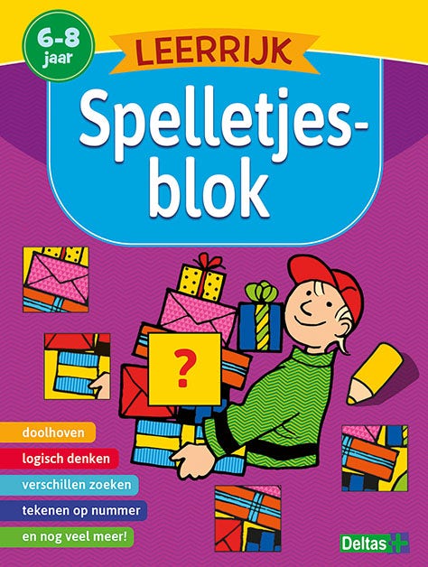 Leerrijk spelletjesblok 6-8 jaar
