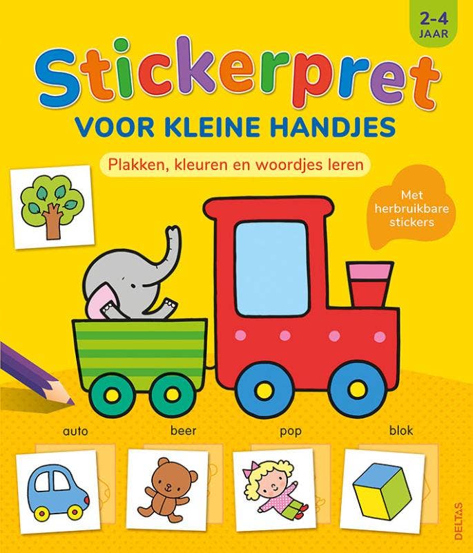 Stickerpret voor kleine handjes 2-4 jaar