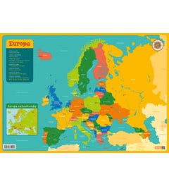 Educatieve onderleggers - Kaart Europa