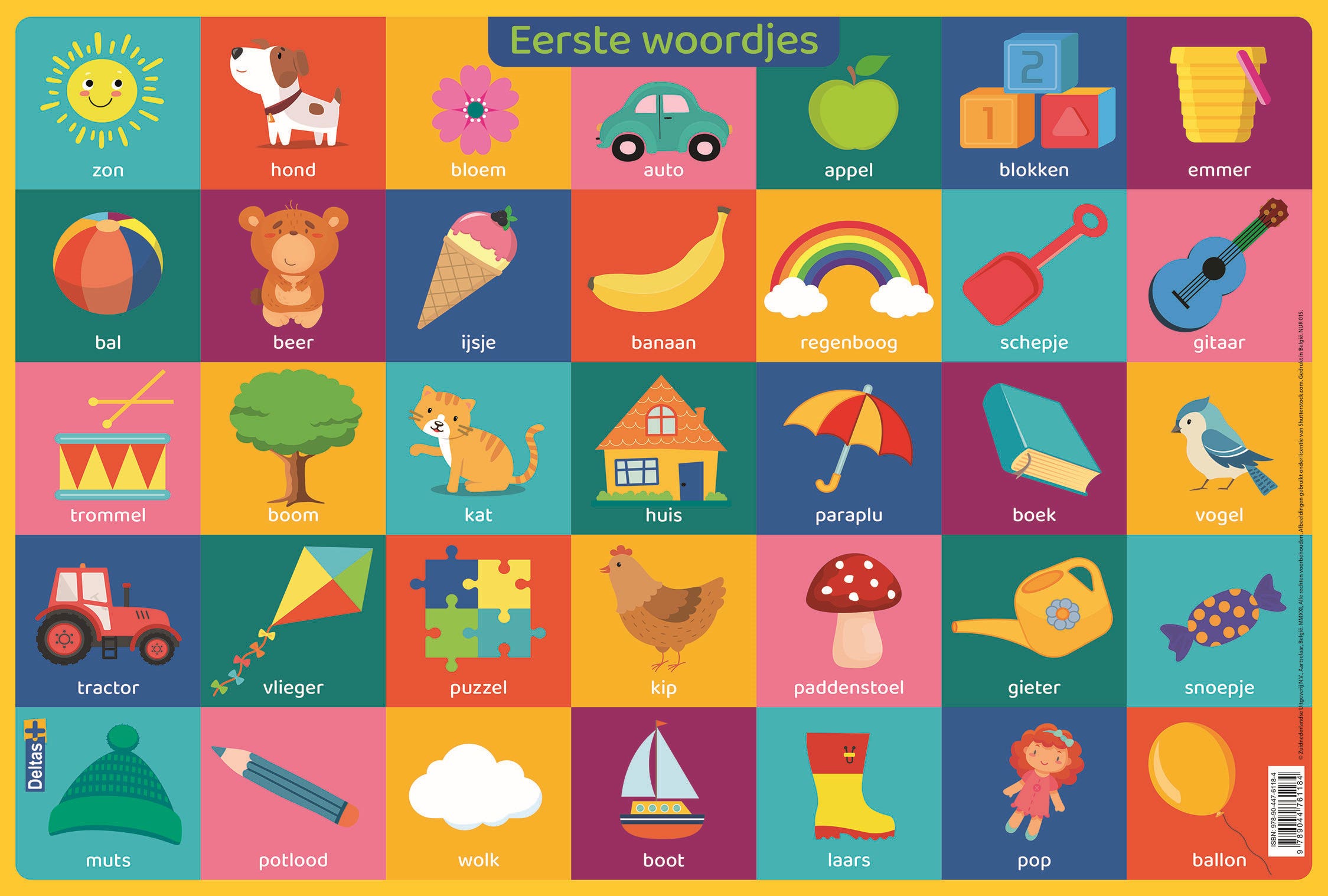 Educatieve onderleggers - Eerste woordjes