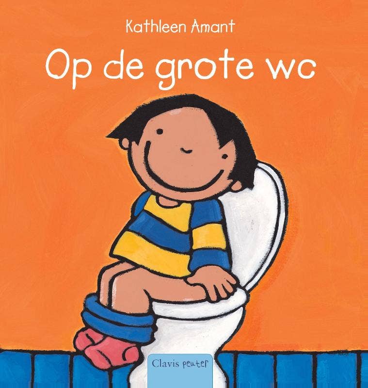 Op de grote wc