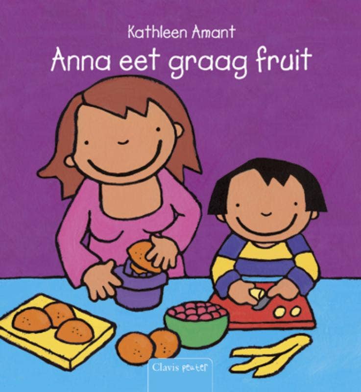 Anna eet graag fruit