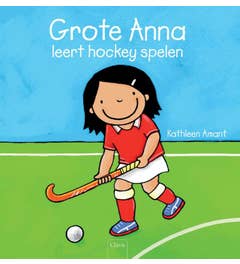 Grote Anna leert hockey spelen