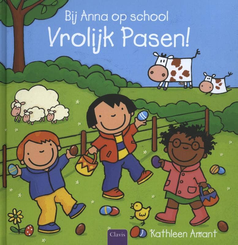 Bij Anna op school. Vrolijk Pasen!