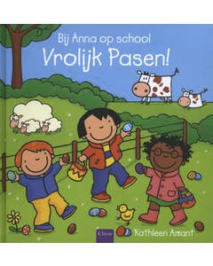 Bij Anna op school. Vrolijk Pasen!