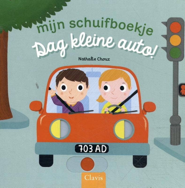 Mijn schuifboekje. Dag kleine auto!