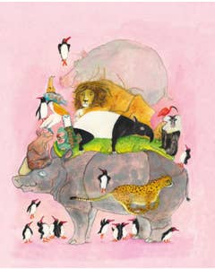 Springende pinguins en lachende hyena's