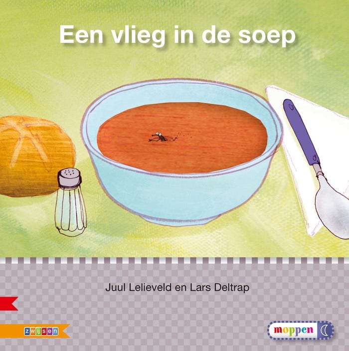 Veilig leren lezen - Een vlieg in de soep AVI E3