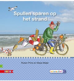 Veilig leren lezen - Spullen sparen op het strand AVI E3