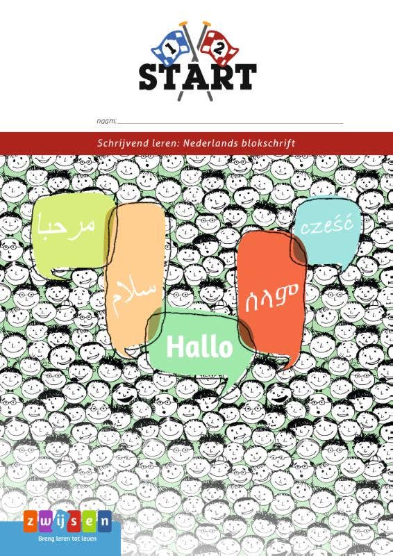 12Start - Schrijvend leren - Nederlands blokschrift - Werkboek (set van 5)