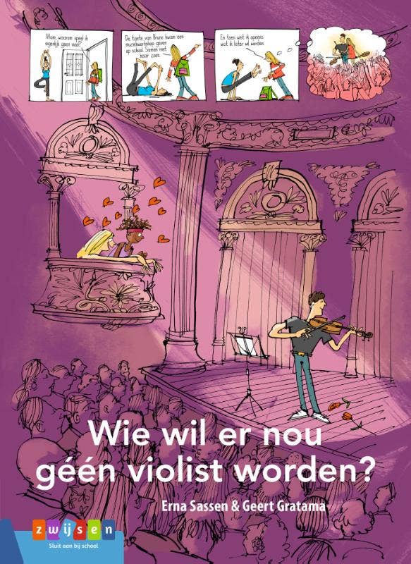 Leesserie Estafette - Wie wil er nou géén violist worden?