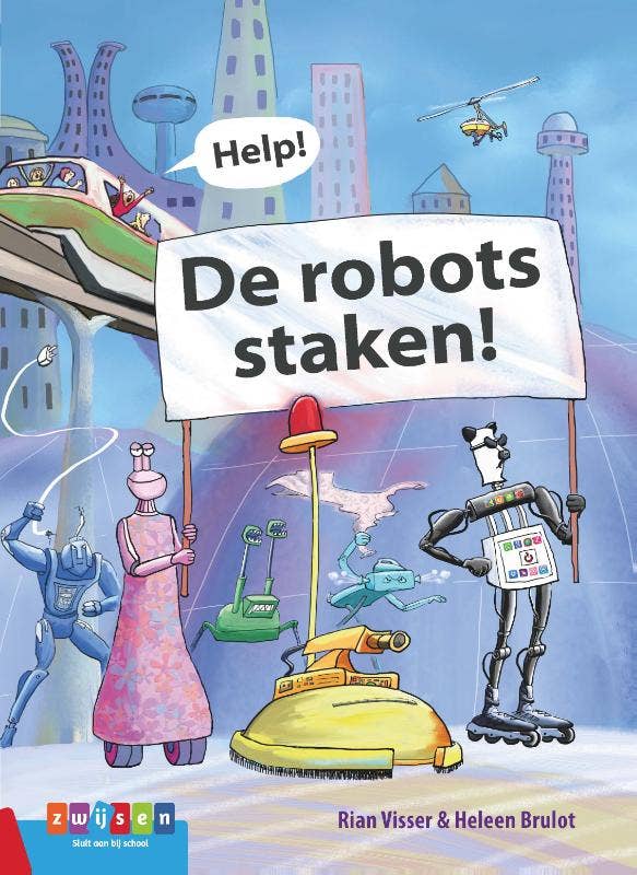 Leesserie Estafette - Help! De robots staken!