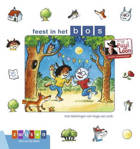 AVI-lezen met Paul van Loon - feest in het bos