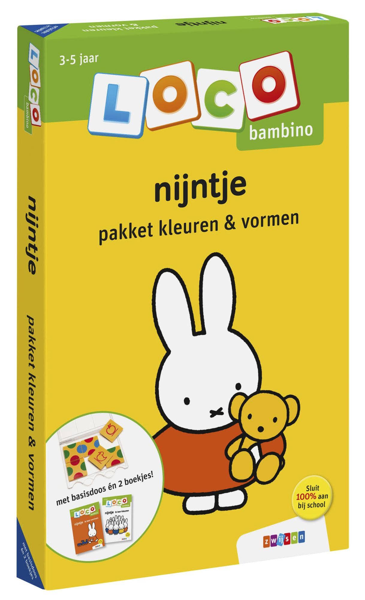 Loco Bambino - Loco bambino nijntje pakket kleuren & vormen