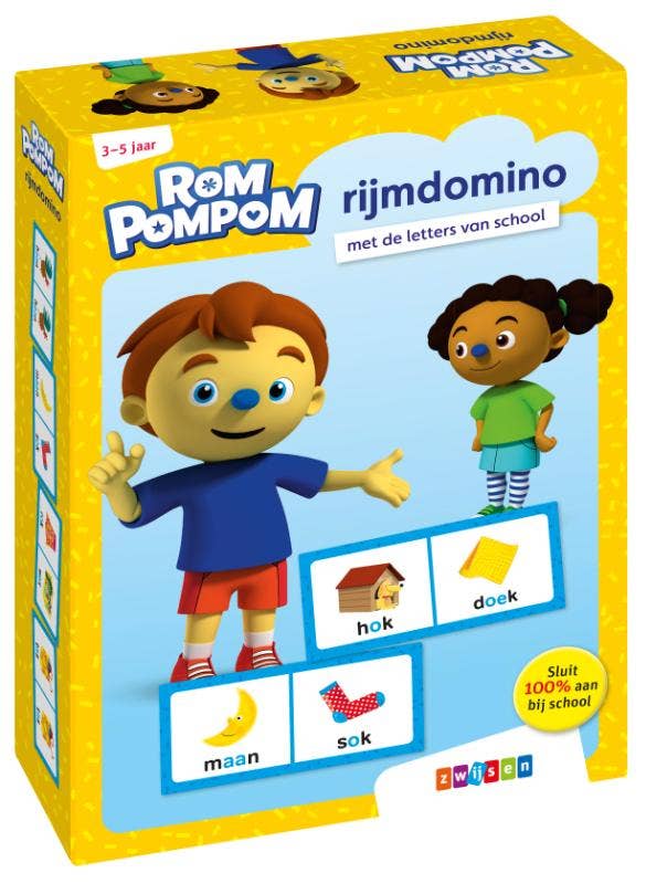 Rompompom - Rompompom rijmdomino