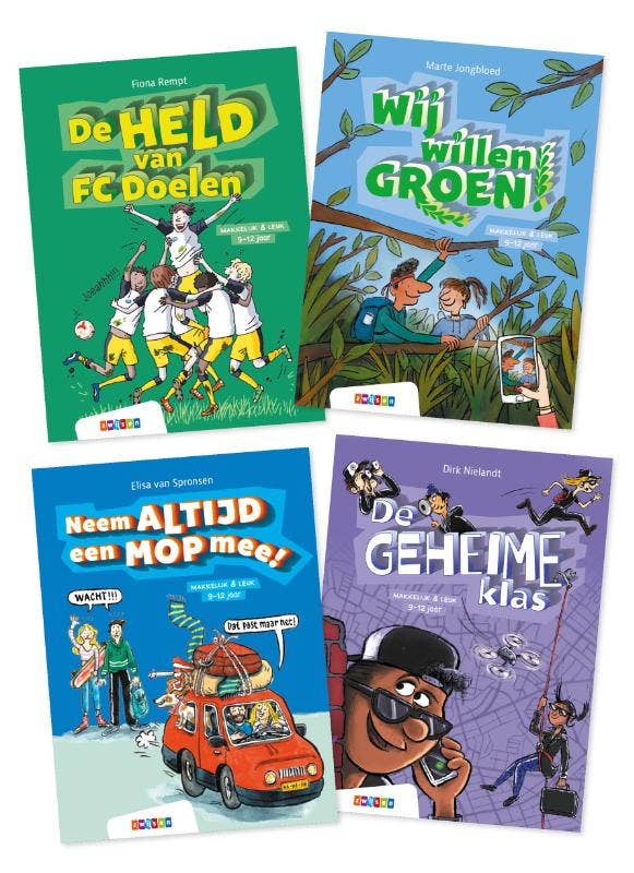 Makkelijk & Leuk - Pakket Makkelijk & Leuk AVI M4 (4 titels)