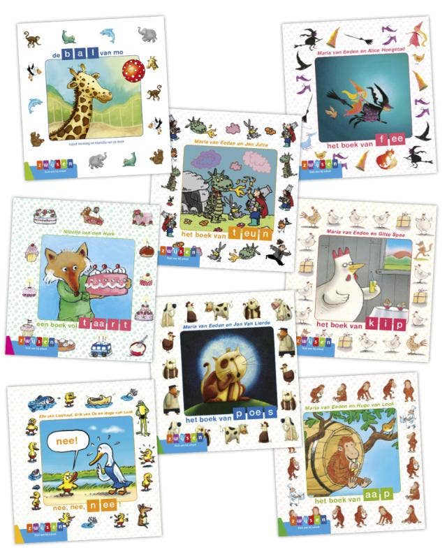 Kleuters samenleesboeken - Pakket kleuters samenleesboeken 1 (8 titels)