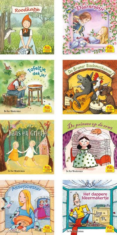 Pixi-boeken - Pixi-serie 02: Sprookjes 8x8 ex
