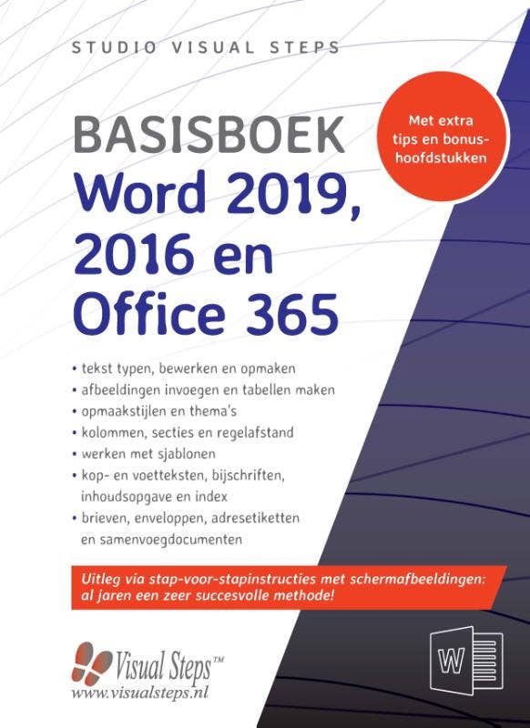 Basisboek Word 2019; 2016 en Office 365