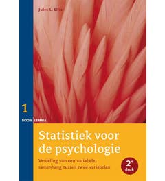 Statistiek voor de psychologie - Verdeling van een variabele; samenhang tussen twee variabelen