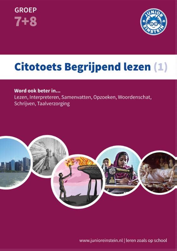 Citotoets begrijpend lezen 1  Oefenboek: groep 7 en 8