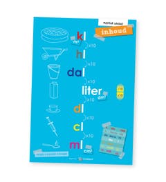 Poster metriek stelsel inhoudsmaten - Lesmaatje