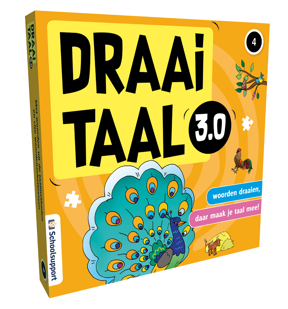 Draaitaal 3.0 - Groep 4 (set van 4 spellen)