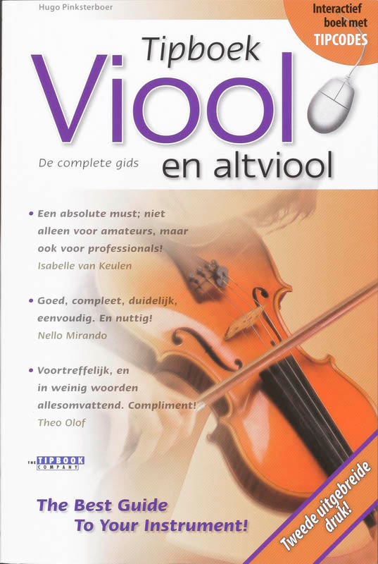 Tipboek Viool en altviool
