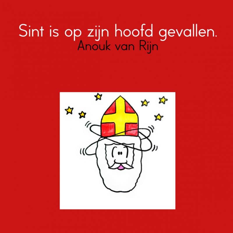 Sint is op zijn hoofd gevallen