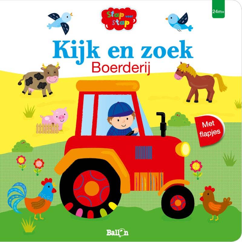 Stap voor stap - Kijk en zoek Boerderij