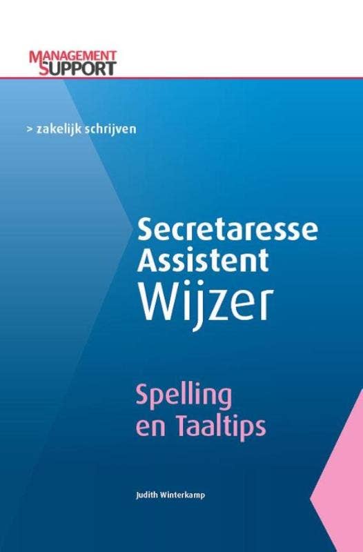 Secretaresse Assistent Wijzer - Spelling en taaltips