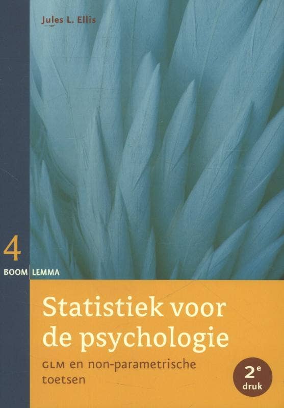 Statistiek voor de psychologie - Statistiek voor de psychologie deel 4