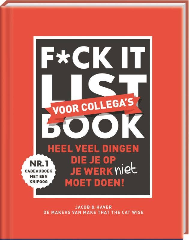 F*ck it list book voor collega’s