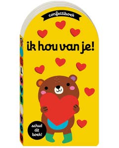 Confetti boeken - Ik hou van je!