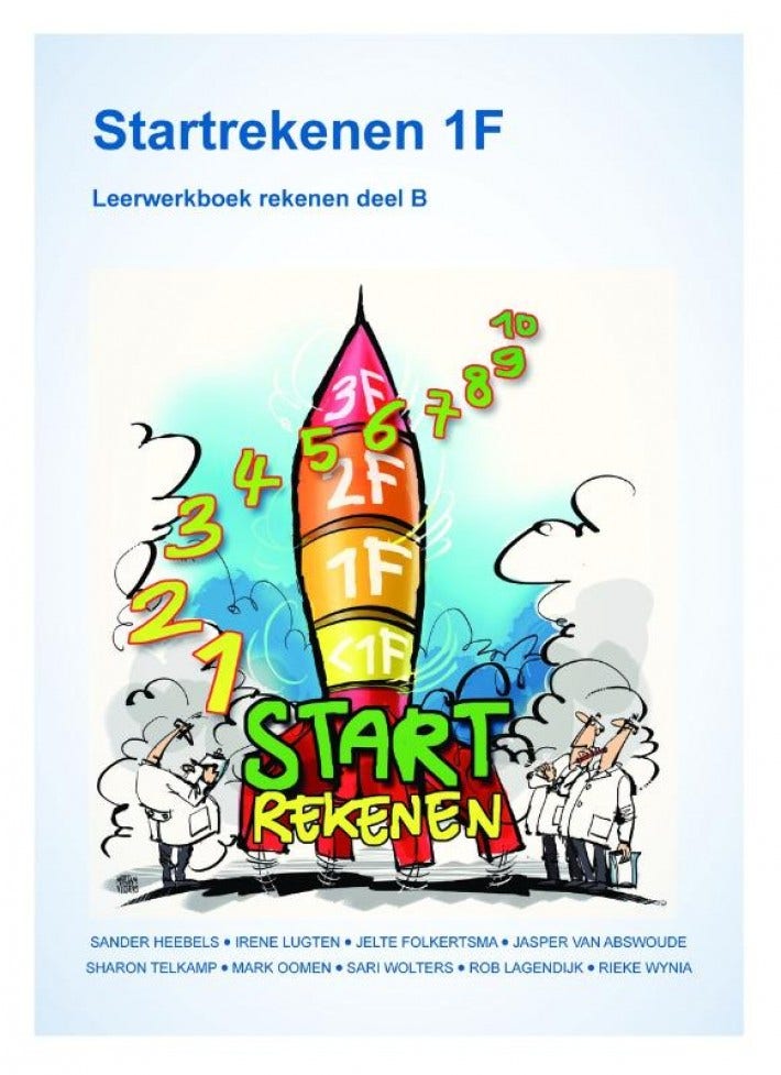 Startrekenen - 1F - Leerwerkboek - Deel B (blauw)