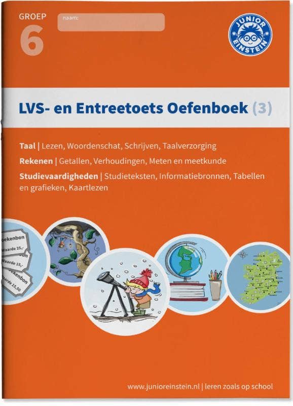 Deel 3 - Gemengde opgaven - Groep 6; opgaven voor rekenen; taal en studievaardigheden