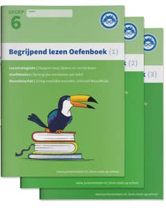 Begrijpend lezen Oefenboeken - Deel 1; 2 en 3 - Groep 6